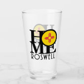 ZUHAUSE Roswell NM Glas (Vorderseite)