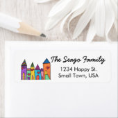 Zuhause-Rücksendeadressen-Aufkleber (Insitu)