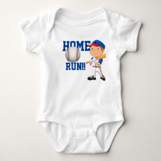 Zuhause Run Baseball Baby Strampler