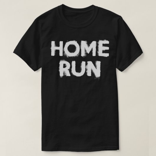 Zuhause Run Baseball T-Shirt (Design vorne)