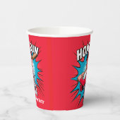 Zuhause Run Boy Baseball Birthday Bash Pappbecher (Links)