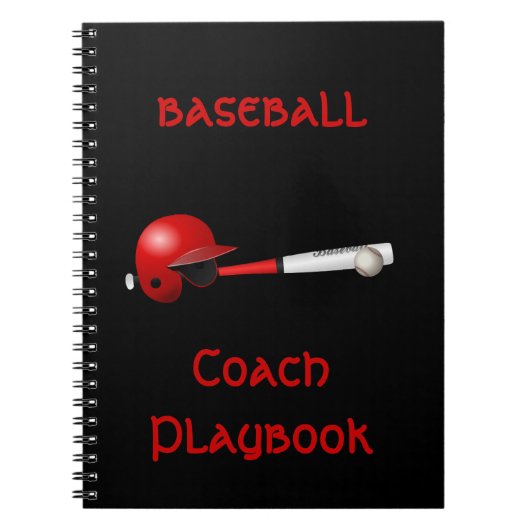 Zuhause Run Game Team Coach Sport Ball Fusion Base Notizblock (Vorderseite)