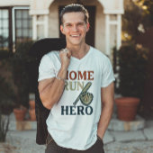 Zuhause Run Hero Baseball T-Shirt