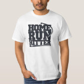 Zuhause-Run-Hitter, Baseball T-Shirt (Vorderseite)