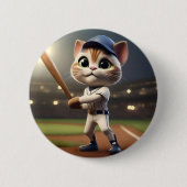 Zuhause Run Hitter: Die 3D-Baseball-Katze nimmt ei Button (Vorderseite)