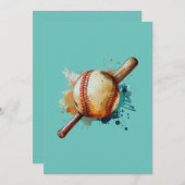 Zuhause Run Hues Einladung (Vorne/Hinten)