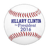 Zuhause Run with Hillary von Grassrootsdesigns4u Baseball (Rückseite)