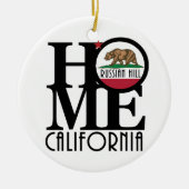 ZUHAUSE Russian Hill Keramik Ornament (Vorne)