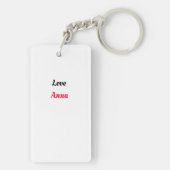 Zuhause Safely - Schlüsselanhänger (Rückseite)