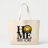 ZUHAUSE Saint John Jumbo Stoffbeutel (Vorne)