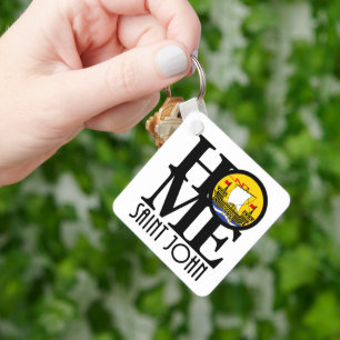 ZUHAUSE Saint John New Brunswick Kanada Schlüsselanhänger