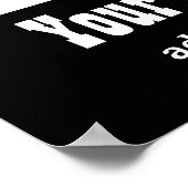 Zuhause Salon oder Friseur Vintage Werbung Poster (Ecke)