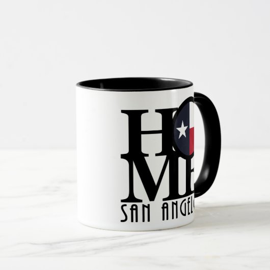ZUHAUSE San Angelo 11oz Tasse (VorderseiteRechts)
