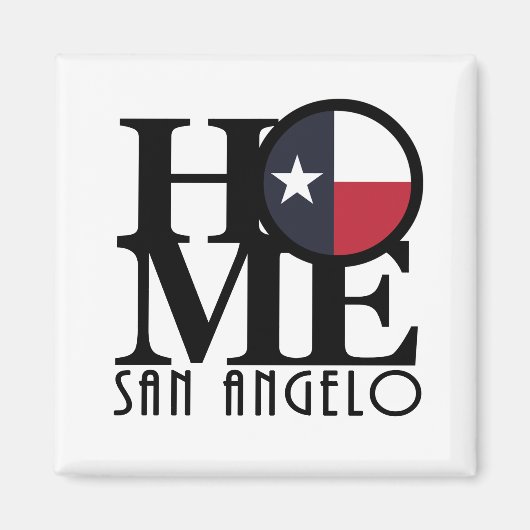 ZUHAUSE San Angelo Magnet (Vorne)
