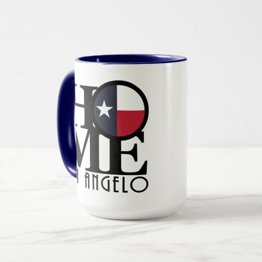 ZUHAUSE San Angelo Tasse (Vorderseite Links)