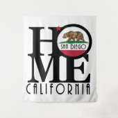 ZUHAUSE San Diego Wandteppich (Vorderseite)