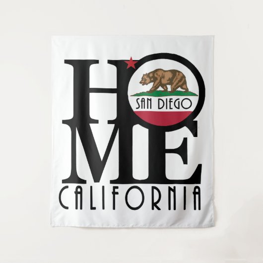 ZUHAUSE San Diego Wandteppich (Vorderseite)