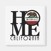 ZUHAUSE San Francisco Magnet (Vorne)