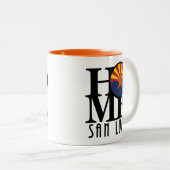 ZUHAUSE San Luis Arizona Zweifarbige Tasse (VorderseiteRechts)