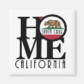 ZUHAUSE santa cruz California Magnet (Vorne)