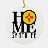 ZUHAUSE Santa Fe Keramik Ornament (Vorne)