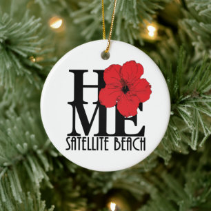 ZUHAUSE Satellite Beach Keramik Ornament
