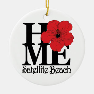 ZUHAUSE Satellite Beach Keramik Ornament