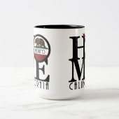 ZUHAUSE Sausalito 15oz Zweifarbige Tasse (Mittel)