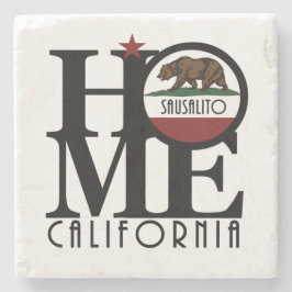 ZUHAUSE Sausalito California Steinuntersetzer
