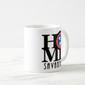 ZUHAUSE Savannah Tennessee 11oz Kaffeetasse (VorderseiteRechts)