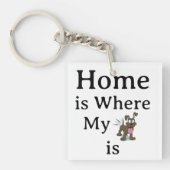 Zuhause Schlüsselanhänger (Vorderseite)