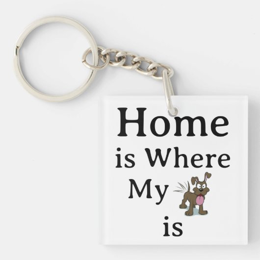 Zuhause Schlüsselanhänger (Vorderseite)