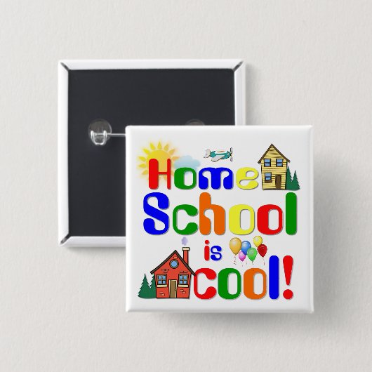 Zuhause School Button (Vorne & Hinten)