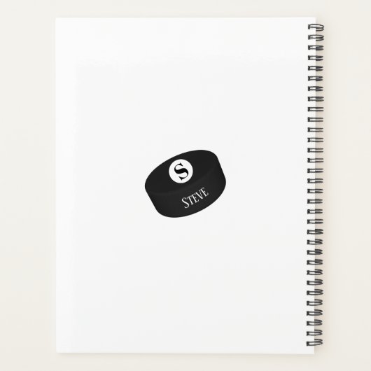 Zuhause School Ice Hockey Puck Rink Custom Planer (Rückseite)