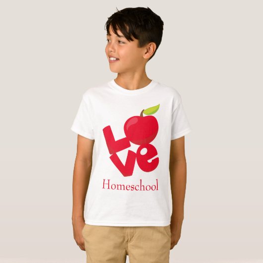 Zuhause School Liebe T-Shirt (Vorne ganz)