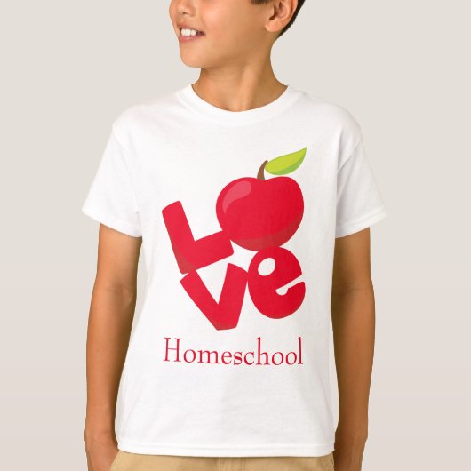 Zuhause School Liebe T-Shirt (Vorderseite)