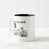 Zuhause Schooled Bekleidung und Schenkungen Zweifarbige Tasse (Vorderseite Links)