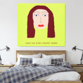 Zuhause Schoolin' Mama Leinwanddruck (Insitu (Schlafzimmer))