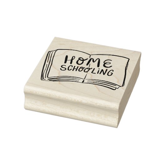 Zuhause Schooling Gummistempel (Stempel)