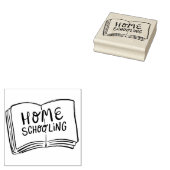Zuhause Schooling Gummistempel (Stempel)