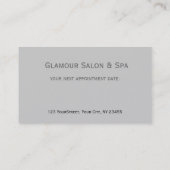 Zuhause-schwarzer Spitze-Vintager Terminkarte (Rückseite)