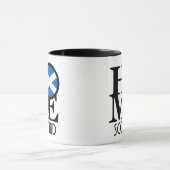 ZUHAUSE Scotland 11oz Tasse (Zentrum)