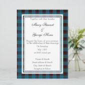 Zuhause Scottish Wedding Einladung (Stehend Vorderseite)