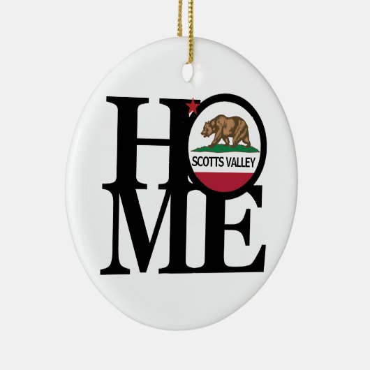 ZUHAUSE Scotts Valley CA Keramik Ornament (Rechts)