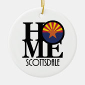 ZUHAUSE Scottsdale Arizona Keramik Ornament (Vorne)