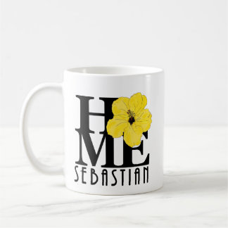 ZUHAUSE Sebastian 11oz Gelber Hibiskus Kaffeetasse
