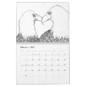 ZUHAUSE Second Nature Harriet Ozzie M15 E14 E15 E1 Kalender (Feb 2027)