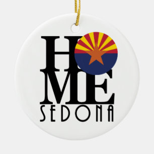 ZUHAUSE Sedona Arizona Keramik Ornament
