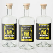 Zuhause Self-Build-Gratulation Alkoholflaschenetikett (Flaschen)