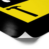 Zuhause Self-Build-Gratulation Poster (Ecke)